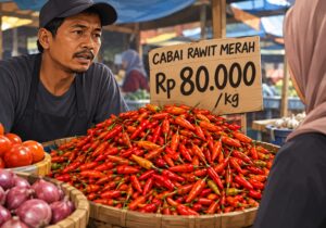 Harga Cabai Rawit Merah di Pamekasan Naik Dua Kali Lipat, Tembus Rp80 Ribu